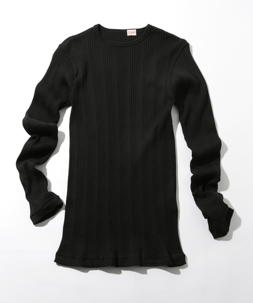tシャツ 「YOUNG＆OLSEN」RANDOM RIB CREWNECK LS YO1903-CS018 / YO2303-CS016 レディース