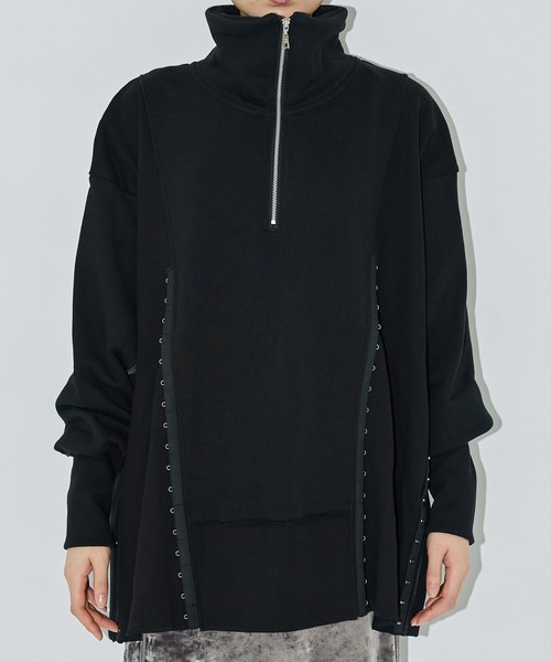 PUBLIC TOKYO トレーナー スウェット ホックディテールスウェット