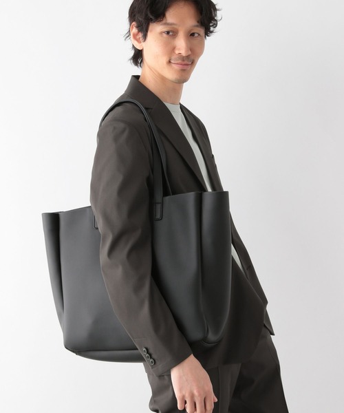 GLOBAL WORK トートバッグ 撥水ジャストポケット2ROOMトート