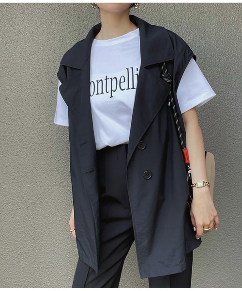 Emma Taylor（エマテイラー） ベスト ジレ バックバルーンギャザード