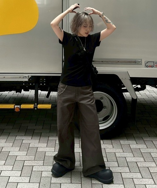 チカシツプラス　ボリュームソールシューズ　27センチ Chikashitsu+ スリッポン 「Chikashitsu +」volume sole clog