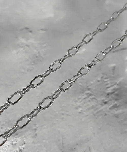 SBG by 7JEWELRY ネックレス SBG オーバルチェーンネックレス メンズ