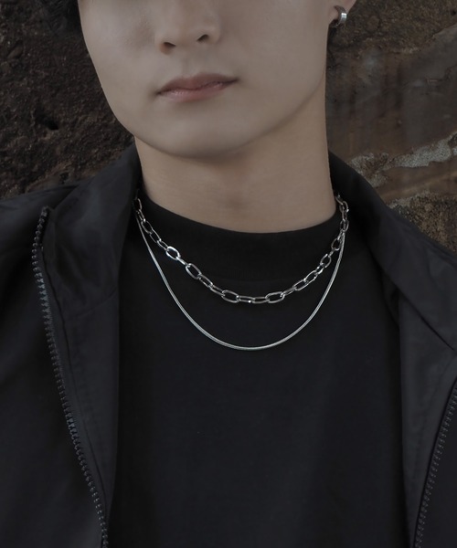 SBG by 7JEWELRY アレルギー対応 ネックレス SBG オーバルチェーン