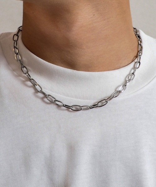 SBG by 7JEWELRY アレルギー対応 ネックレス SBG オーバルチェーン