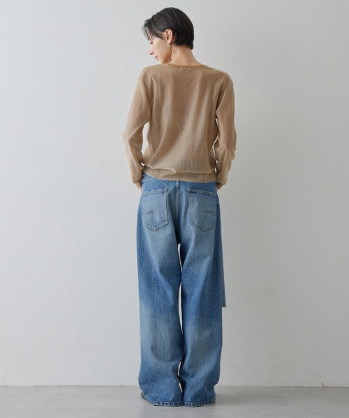 Whim Gazette カーディガン 「GEMINI」ジャガードラメ