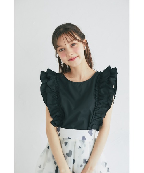 tocco closet ブラウス シャツ サイドフリルブラウス レディース