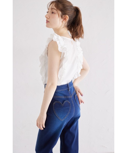 ブラウス シャツ サイドフリルブラウス レディース tocco closet ブラウス シャツ サイドフリルブラウス レディース