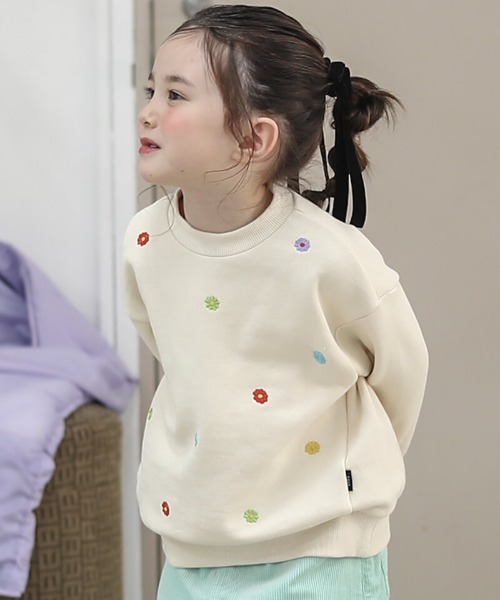 n.o.u.s トレーナー モチーフトレーナー キッズ 子供服 女の子