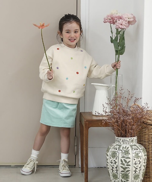 n.o.u.s トレーナー モチーフトレーナー キッズ 子供服 女の子