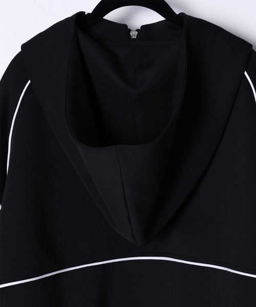 Amilige（アミリージュ） パーカー NAMETSUBAコラボジャージブルゾン