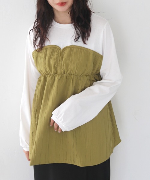 HER CLOSET（ハークローゼット） tシャツ 「HER CLOSET」ビスチェ