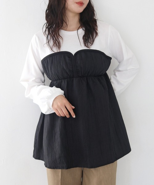 HER CLOSET（ハークローゼット） tシャツ 「HER CLOSET」ビスチェ