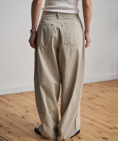 TIMELESS WOMEN チノパン SUWDEE ワイドパンツ チノパン loose chino pants レディース