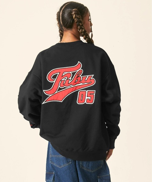 FUBU トレーナー スウェット フブ ブランド ロゴ ワッペン 刺繍