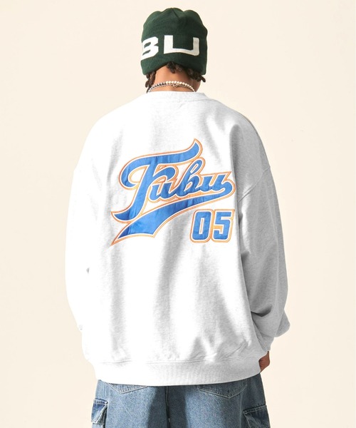 FUBU トレーナー スウェット フブ ブランド ロゴ ワッペン 刺繍