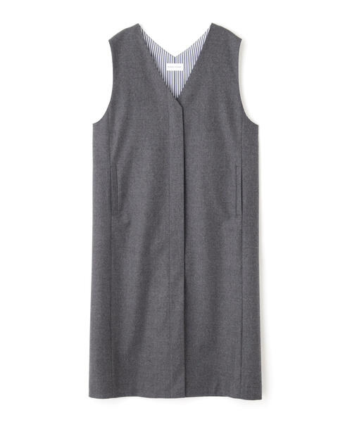 human woman（ヒューマンウーマン） ワンピース ライトフラノジップ