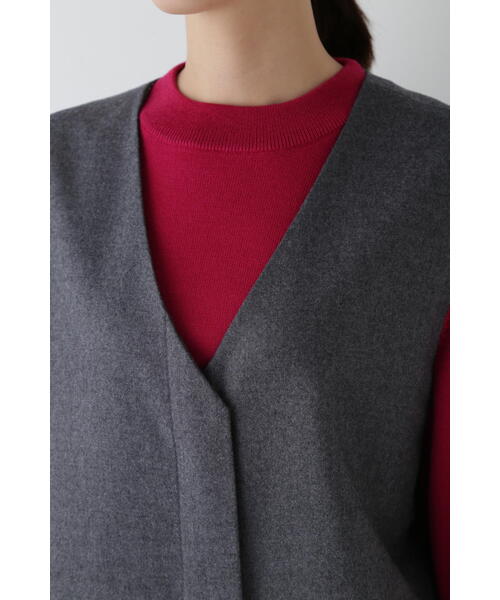 human woman（ヒューマンウーマン） ワンピース ライトフラノジップ