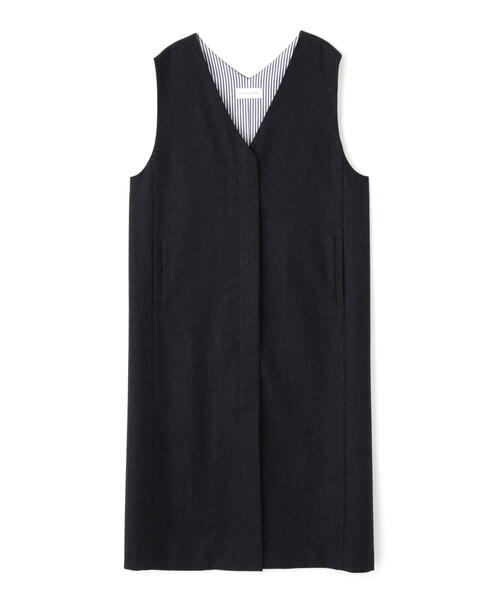 human woman（ヒューマンウーマン） ワンピース ライトフラノジップ