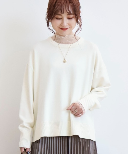 AMERICAN HOLIC ニット セーター バイパチサイドスリットニット