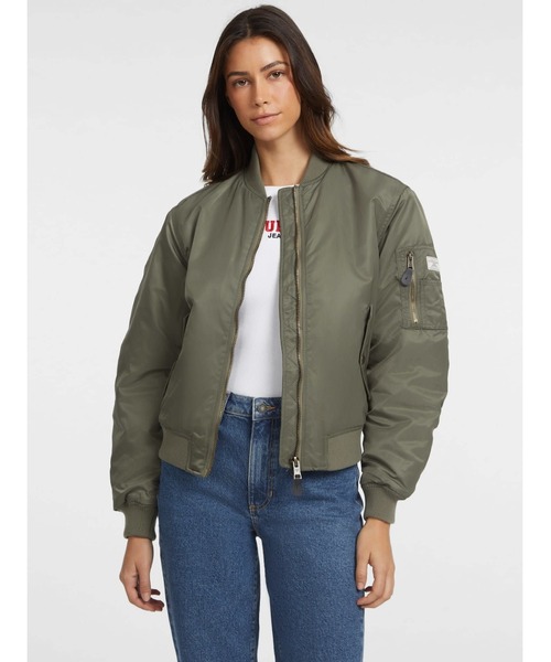 ma1 ma-1 GUESS JEANS NYLON Bomber Jacket ジャケット アウター 