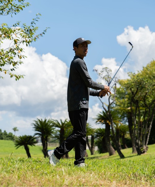 FILA GOLF シャツ 「FILA GOLF/フィラゴルフ」モックネック長袖シャツ