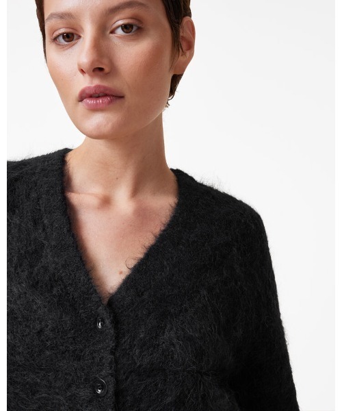 ALLSAINTS カーディガン VORTEX V-NECK RELAXED FIT CARDIGAN