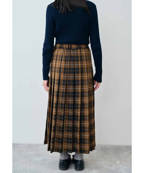 美品　PLEATS PLEASE 変形プリーツスカート 3　ブロックチェック ROOP TOKYO スカート Check Mini Pleats Skirt / チェックミニ