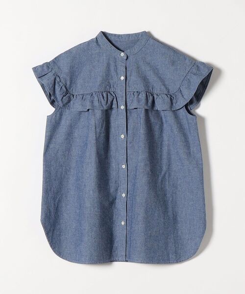 「SHIPS any」 ノースリーブブラウス ONE SIZE ネイビー レディース SHIPS any 「SHIPS any」 ノースリーブブラウス ONE SIZE
