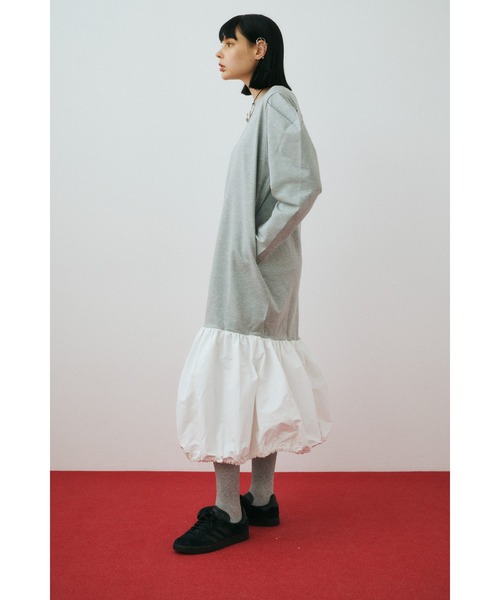 完売 HeRIN.CYE Ponte balloon pocket dress HeRIN.CYE ワンピース Balloon hem ponte dress バルーンヘムポンチ