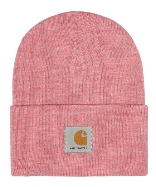 【超希少】Carharttニット帽ピンク USA製 レア Carhartt（カーハート） ニット帽 ニットキャップ メンズ Carhartt WIP