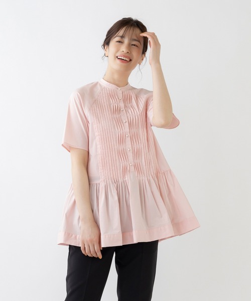 「Sono」 半袖ブラウス 1 ピンク レディース Sono 「Sono」 半袖ブラウス 1 ピンク レディース : ZOZOTOWN