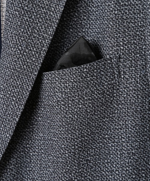 ジャケット テーラードジャケット 「ACTIVE TAILOR/アクティブテイラー」3Dサッカープリントストレッチジャケット「EASY CARE」の画像
