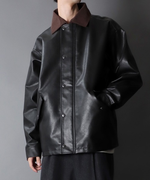 SITRY（シトリー） ブルゾン アウター Synthetic Leather Hunting