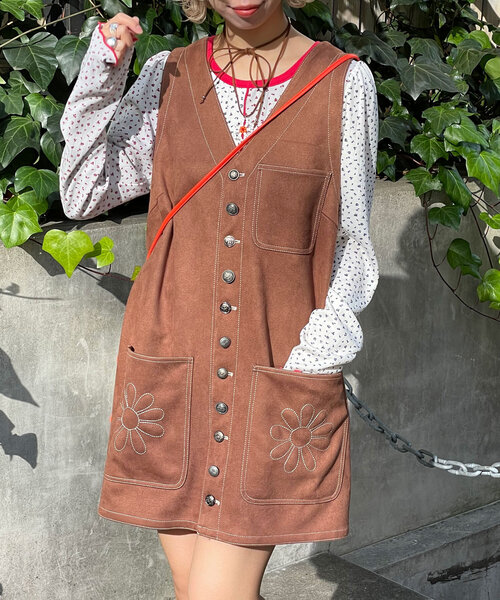 ハローサンフランシスコ　スウェード見にワンピース HELLO.SANFRANCISCO ワンピース 「HELLO.SANFRANCISCO/ハロー