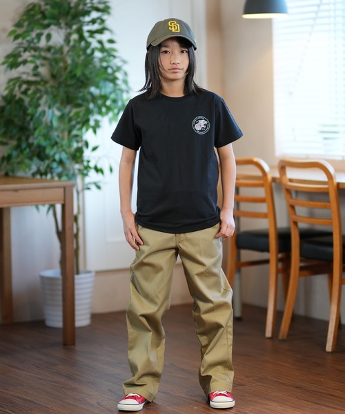 売れ筋商品|||ルーカ Tシャツ トップス レディース Juniors' Logo Raglan-Sleeve Half Baby T-Shirt Rvca Black RVCA ルーカ 半袖 Tシャツ キッズ HI SPEED FLORAL TEE BE04E