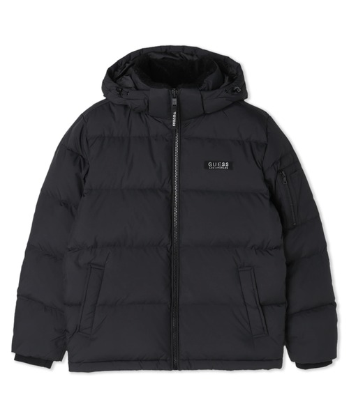 GUESS（ゲス） ダウンジャケット SMALL ブラック メンズ : ZOZOTOWN