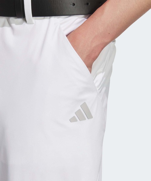 【96】春夏 アディダス ゴルフ GOLF stretch アンクル パンツ 白 adidas パンツ EX-Stretch active スリーストライプス アンクル