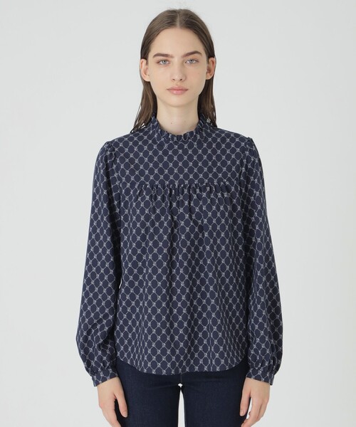 BLUE LABEL CRESTBRIDGE（ブルーレーベルクレストブリッジ） ブラウス