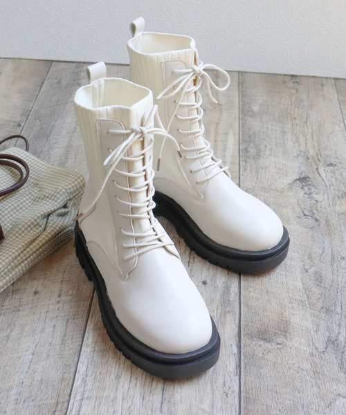 「LibertyDoll」 ショートブーツ LL ブラック レディース_画像4