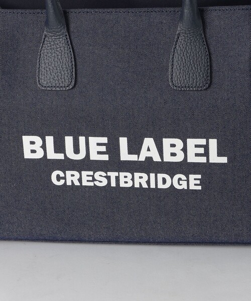 BLUE LABEL CRESTBRIDGE トートバッグ ロゴプリントハトメトート 
