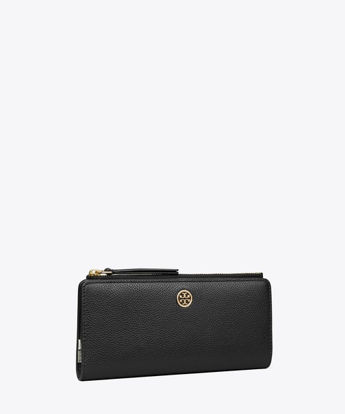 TORY BURCH 財布 ロビンソン ペブルド ジップスリム ウォレット
