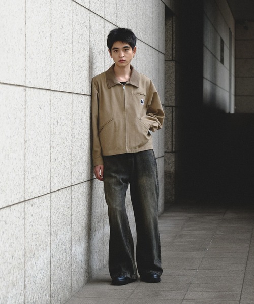kutir ジーンズ VINTAGE LIKE STRAIGHT WIDE DENIM PANTS