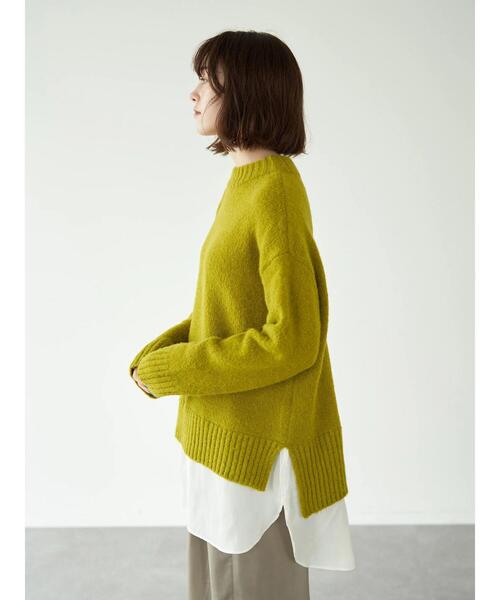 「YECCA VECCA」 長袖ニット FREE ライトベージュ レディース_画像8