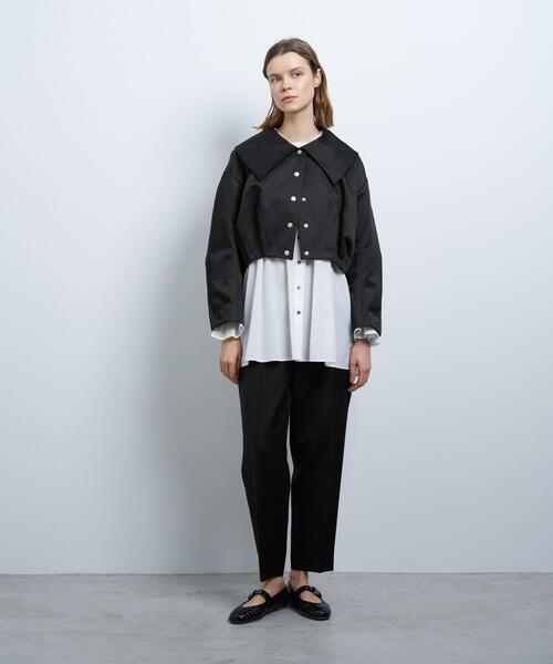 LANVIN ブルゾン シアーダンボールニットブルゾン | LANVIN COLLECTION (Women