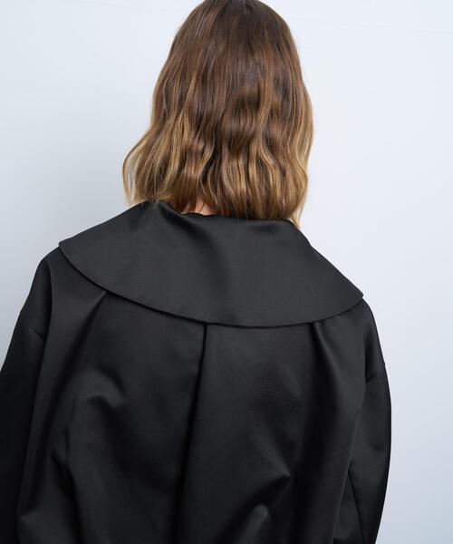 LANVIN ブルゾン LANVIN en Bleu ブルゾン アウター ビッグカラータックブルゾン