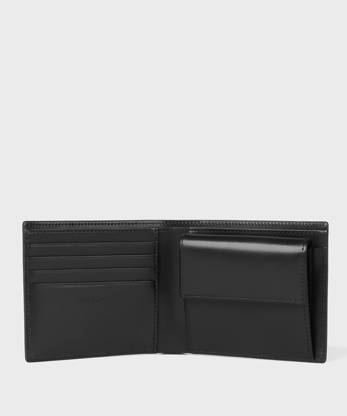 Paul Smith 長財布　現行品　新品未使用　ブライトストライププラー　黒 Paul Smith 財布 ブライトストライププラー 長財布 / 813019