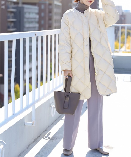 URBAN RESEARCH DOORS」 ダウンコート MEDIUM ライトベージュ 