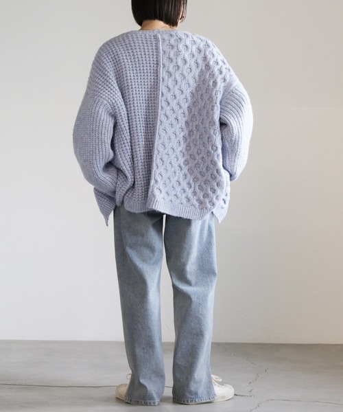 「select MOCA」 ニットカーディガン FREE ブラウン レディース_画像2