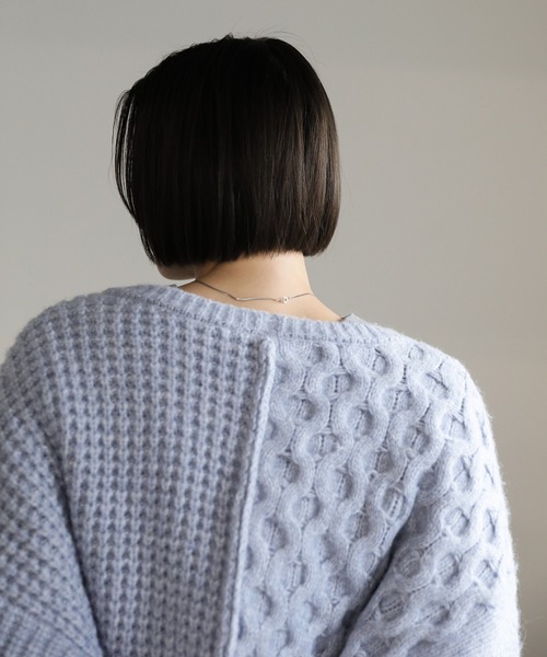 「select MOCA」 ニットカーディガン FREE ブラウン レディース_画像5