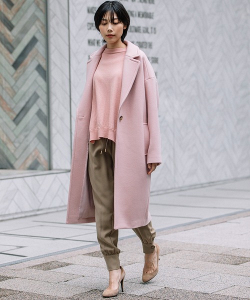 「Munich」 チェスターコート S グリーン レディース_画像3